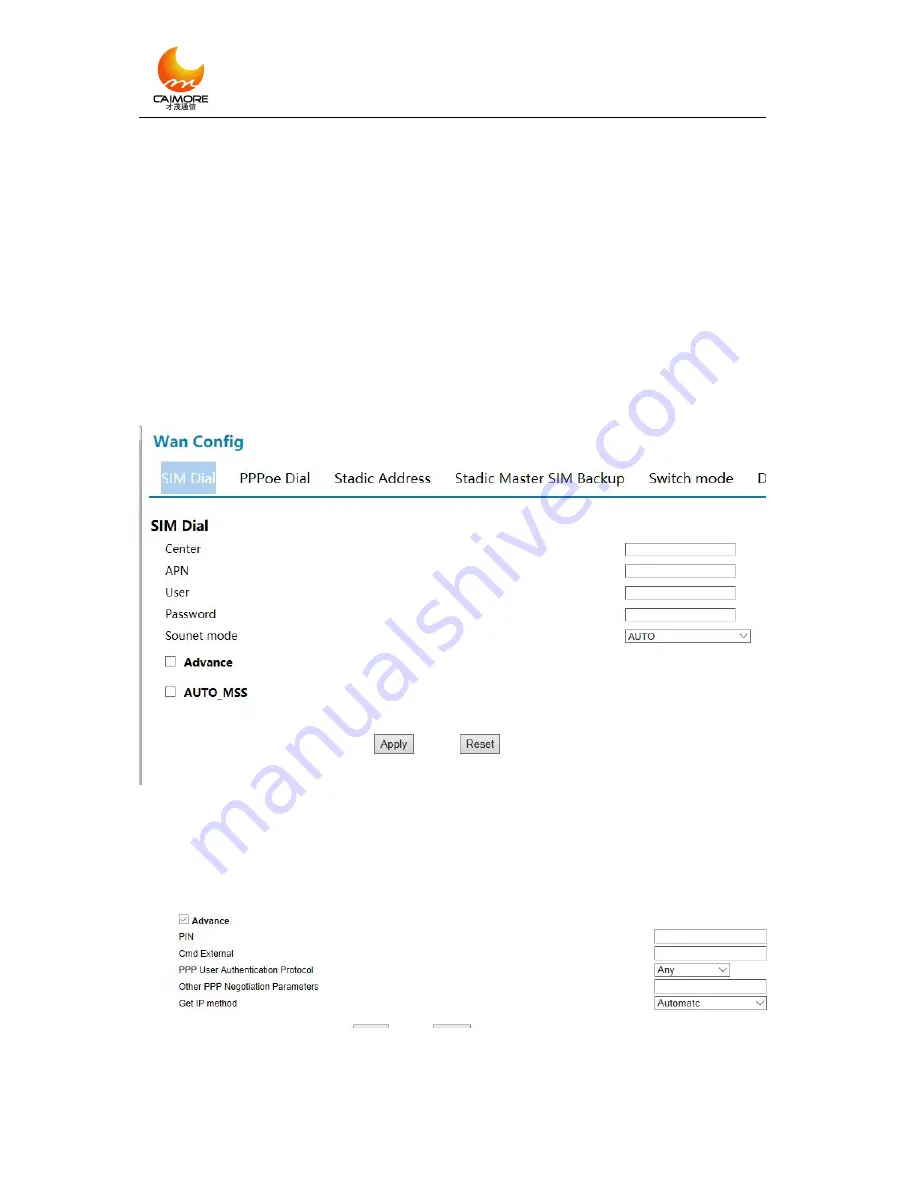 Caimore CM520-8AF/W User Manual Download Page 15