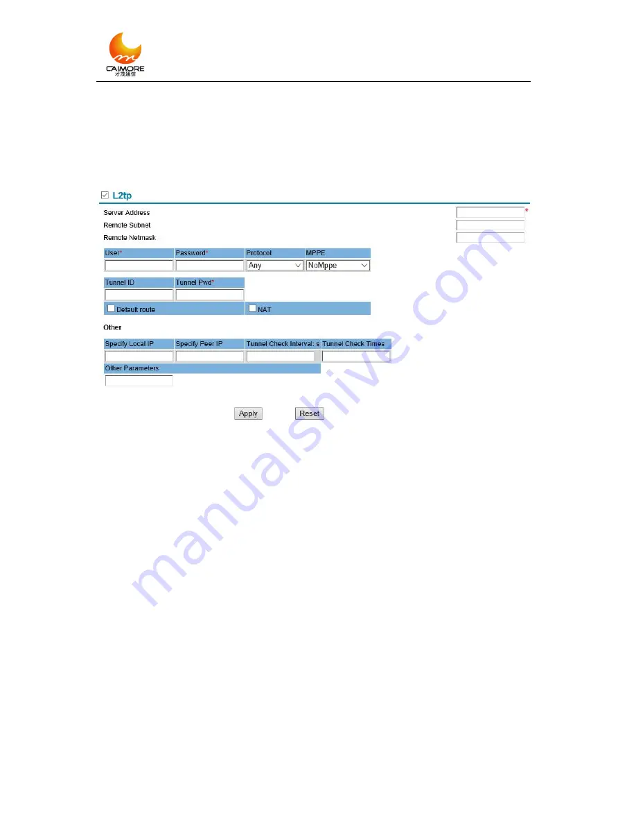 Caimore CM520-8AF/W User Manual Download Page 33