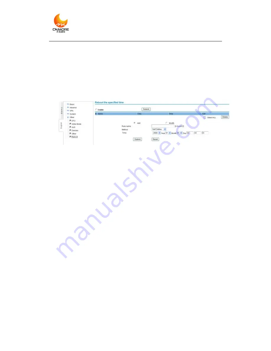 Caimore CM520-8AW User Manual Download Page 69