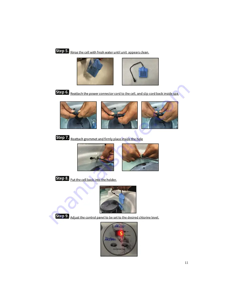 Cal Spas CalSalt Filtration Owner'S Manual Download Page 11