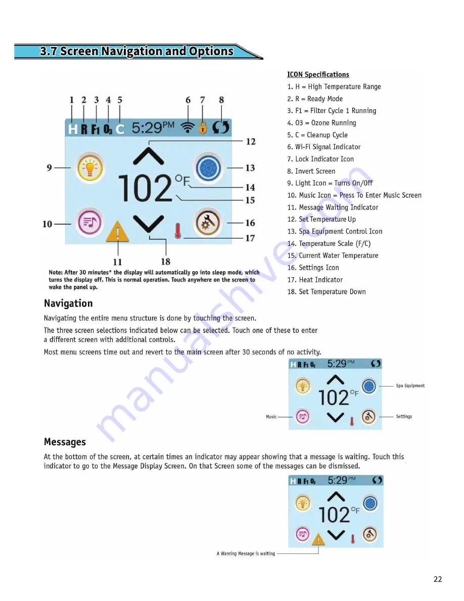 Cal Spas F-1325 Owner'S Manual Download Page 23