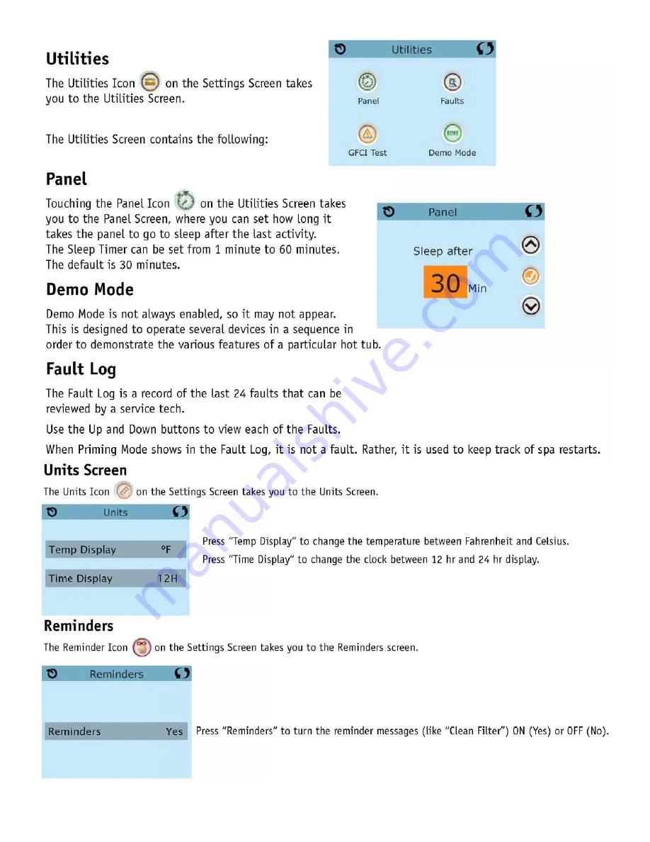 Cal Spas SWIM PRO SPAS Owner'S Manual Download Page 32