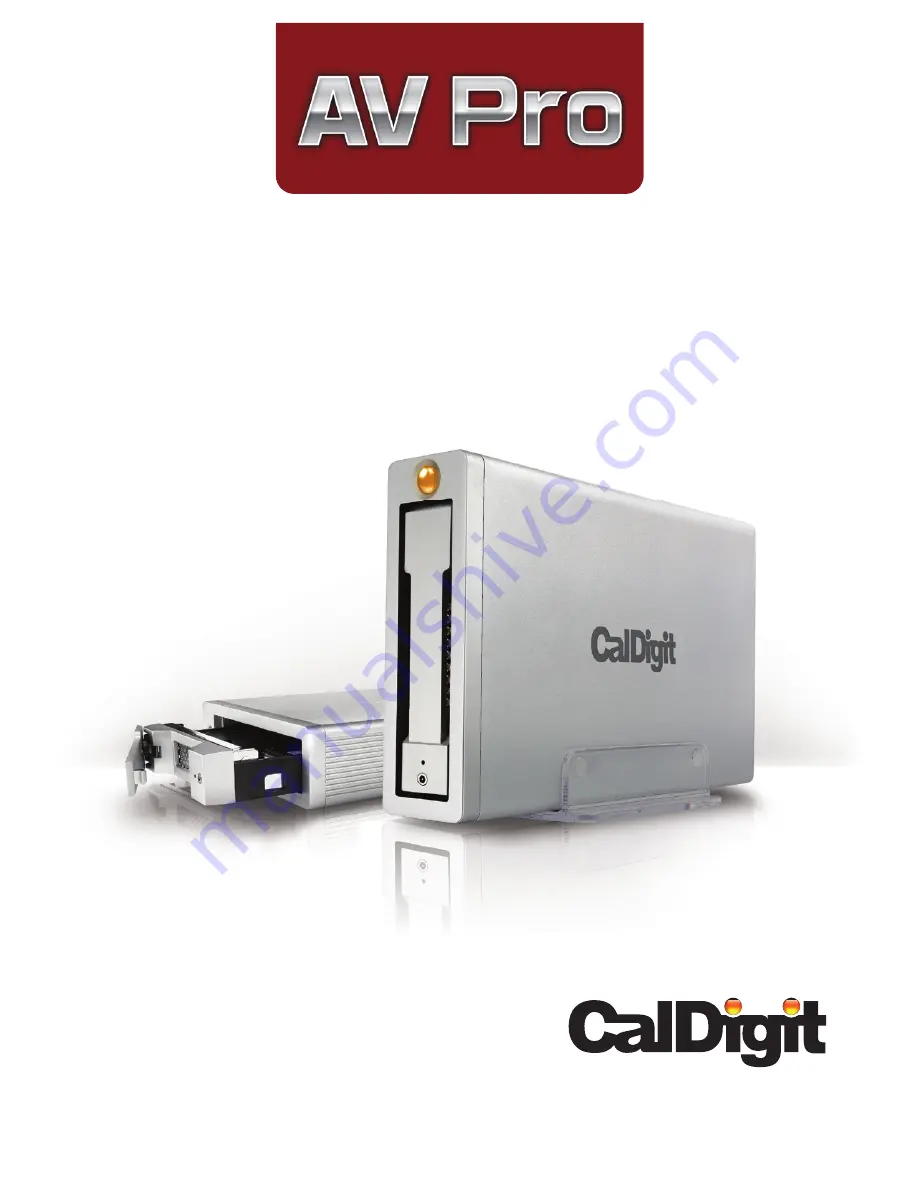 CalDigit AV Pro Скачать руководство пользователя страница 1