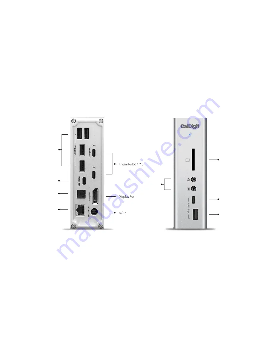 CalDigit Thunderbolt Station 3 Plus User Manual Download Page 5