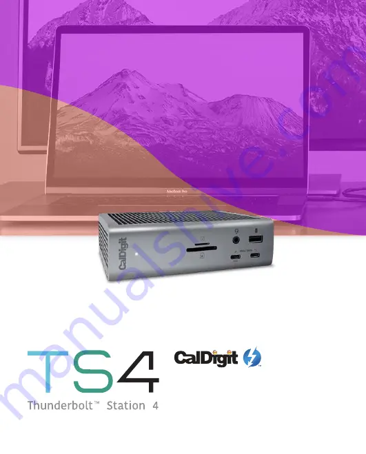 CalDigit Thunderbolt Station 4 Скачать руководство пользователя страница 1