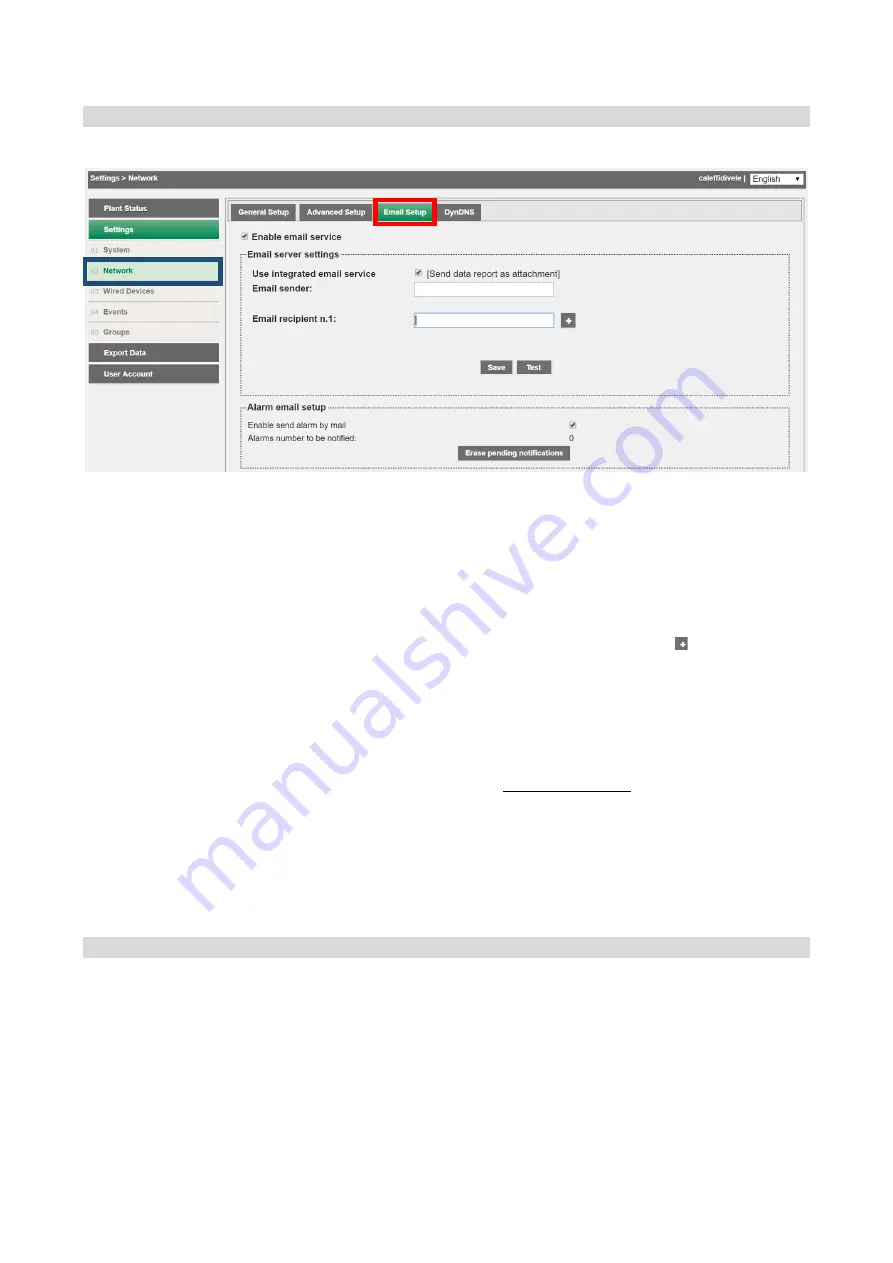 CALEFFI DATA EASY Quick Manual Download Page 26