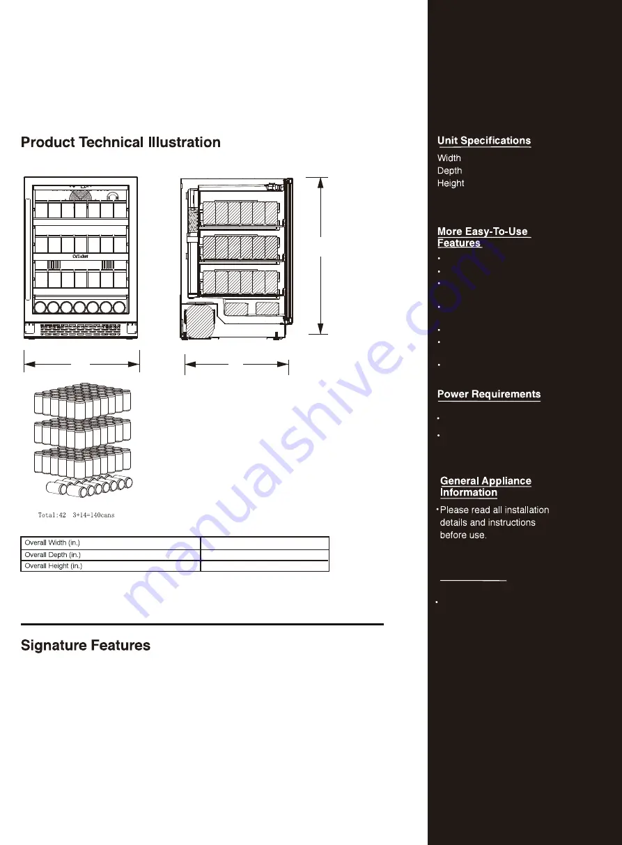 Ca'Lefort Clf-BS24 Manual Download Page 2