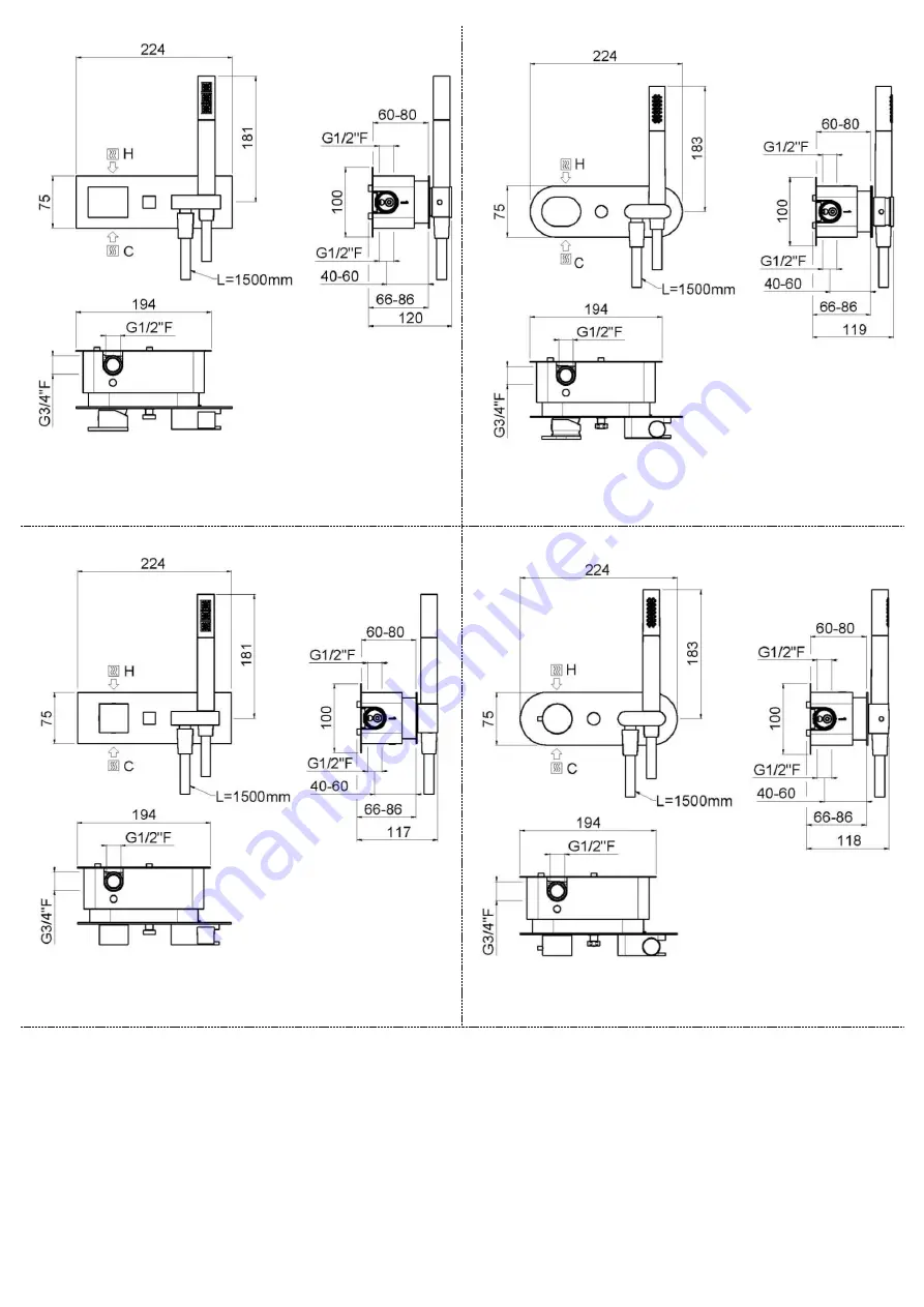 Calflex CARIMALI 21620-CR Installation Manual Download Page 3