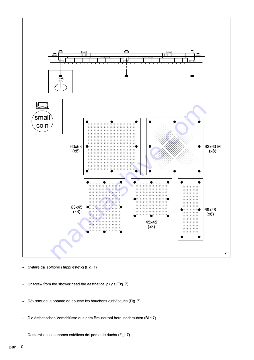 Calflex CARIMALI DREAM 23000-CR Installation Manual Download Page 10