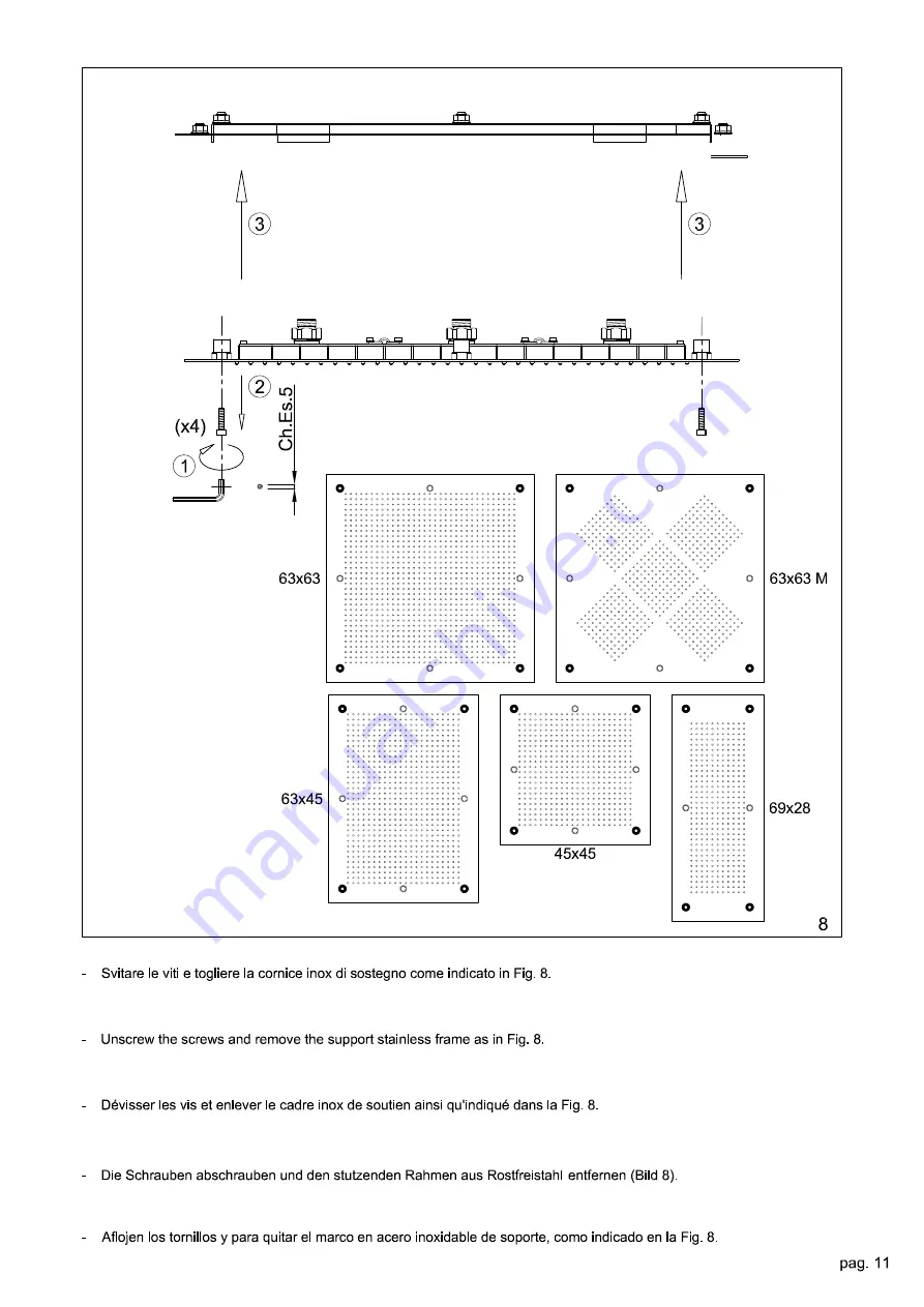 Calflex CARIMALI DREAM 23000-CR Installation Manual Download Page 11