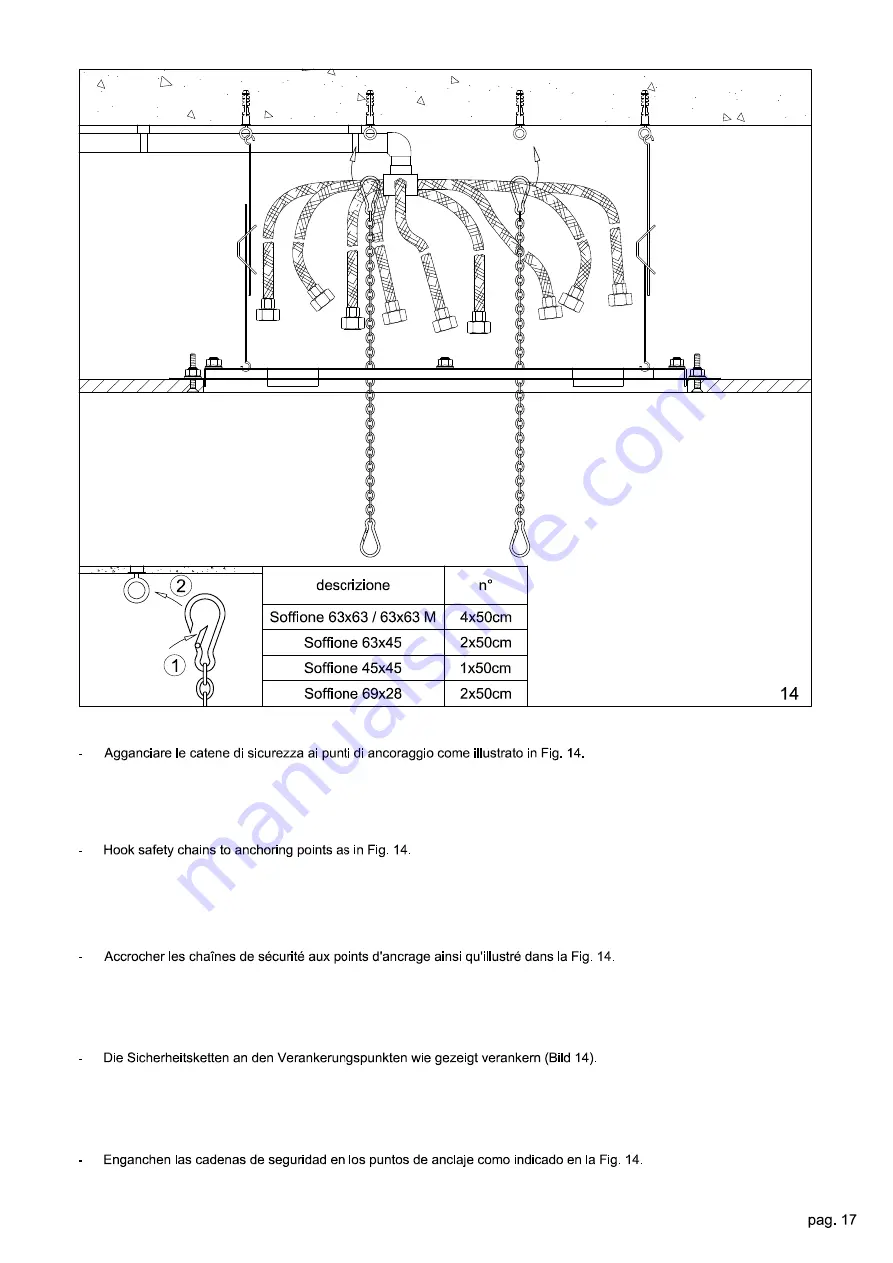 Calflex CARIMALI DREAM 23000-CR Installation Manual Download Page 17