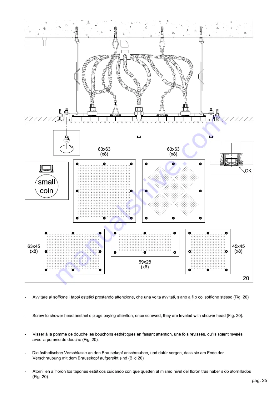 Calflex CARIMALI DREAM 23000-CR Installation Manual Download Page 25