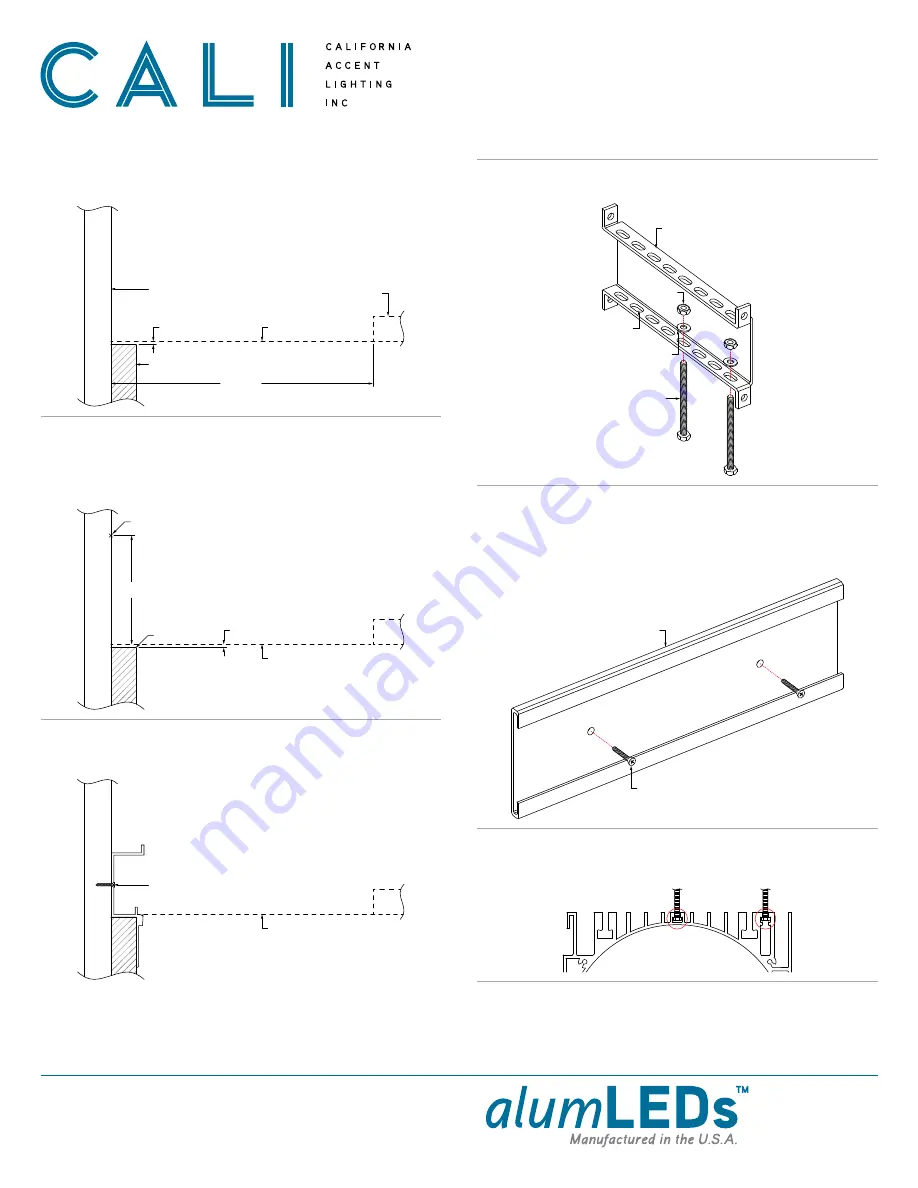 CALI alumLEDs ALS500T-RMW-MI Installation Instructions Manual Download Page 4