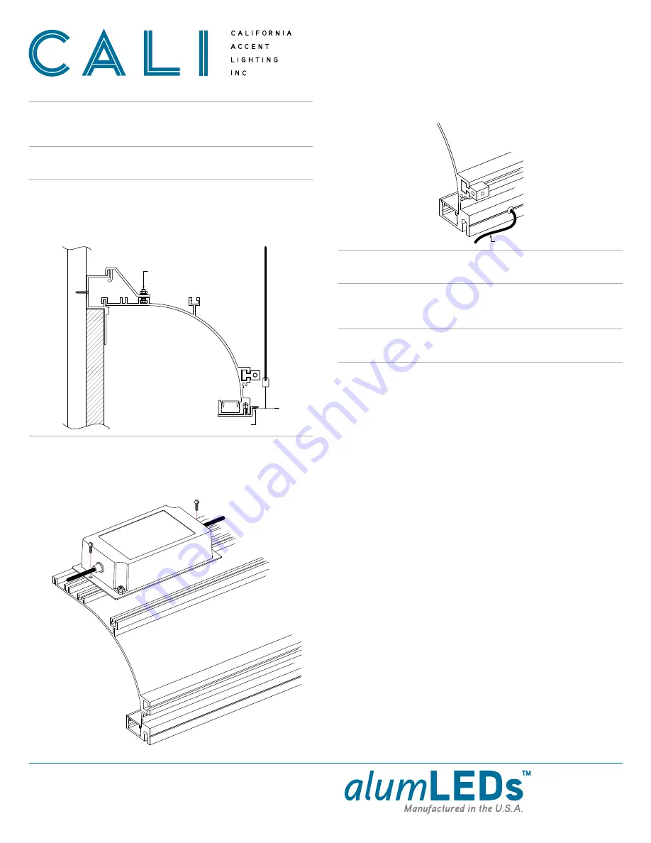 CALI alumLEDs ALS500T-SWM-FG Installation Instructions Manual Download Page 6