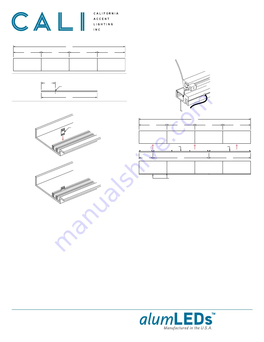 CALI alumLEDs ALS500T-SWM-FG Installation Instructions Manual Download Page 18