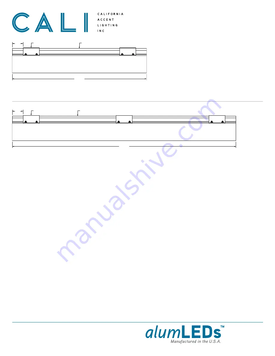 CALI alumLEDs ALS500T-SWM-TB Installation Instructions Manual Download Page 15