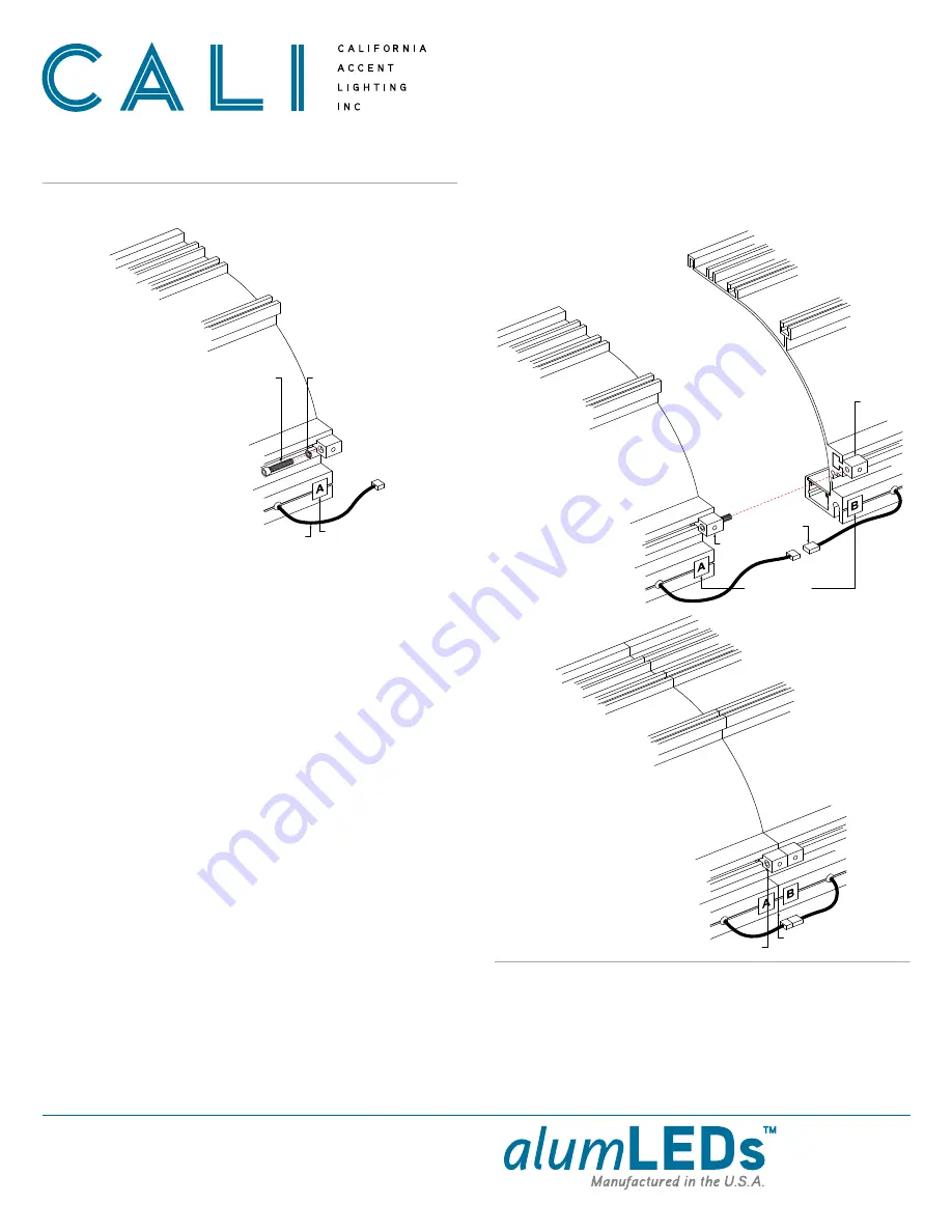 CALI alumLEDs ALS500T-SWM-TB Installation Instructions Manual Download Page 16