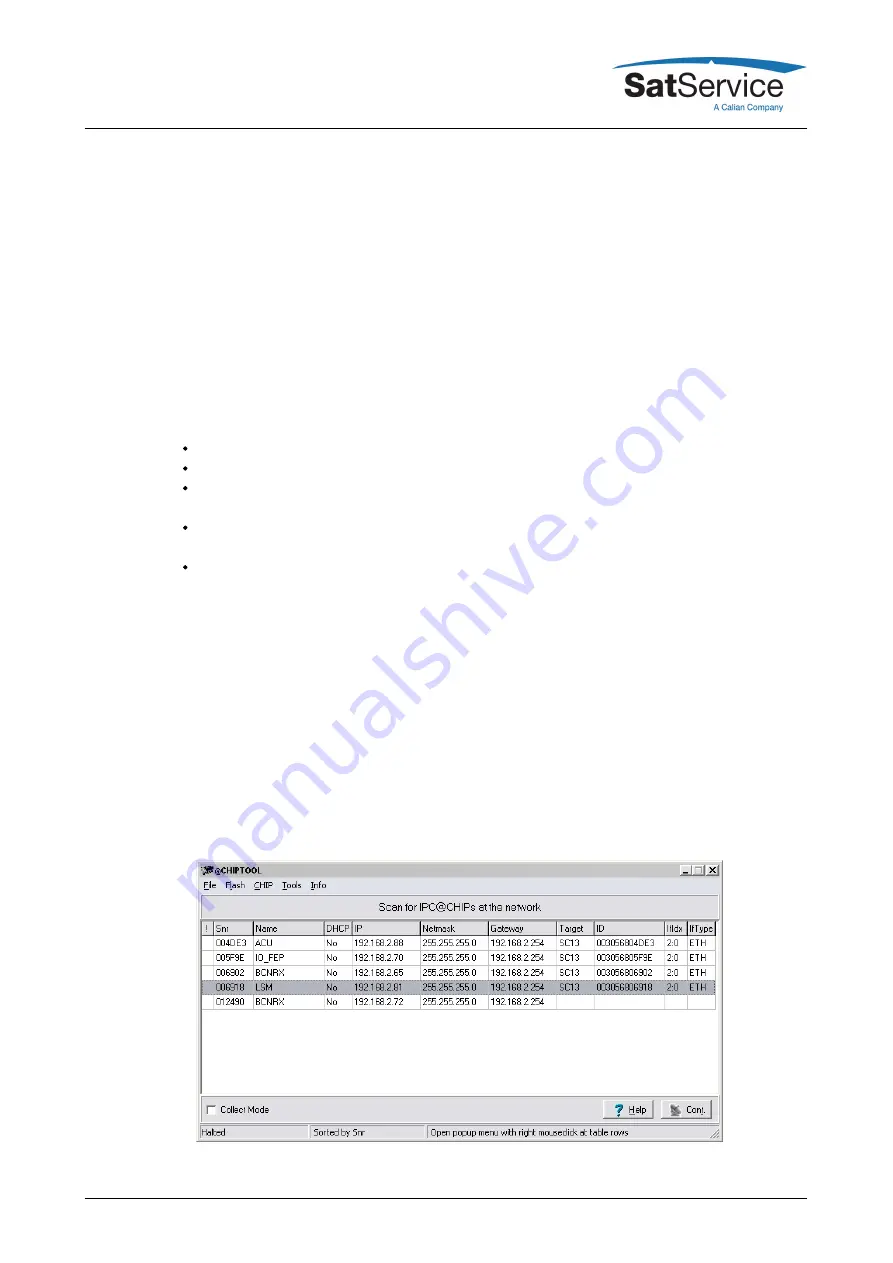 Calian SatService sat-nms ACU-19V2 User Manual Download Page 16