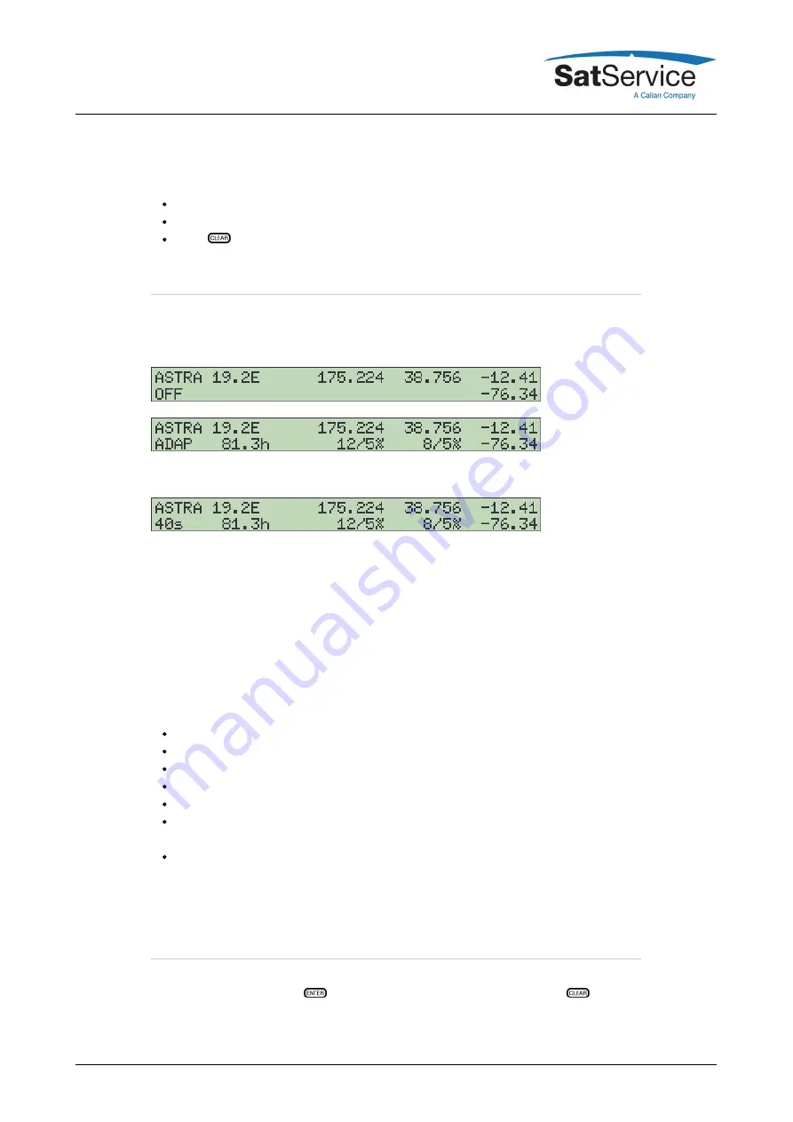 Calian SatService sat-nms ACU-ODU-DC User Manual Download Page 38