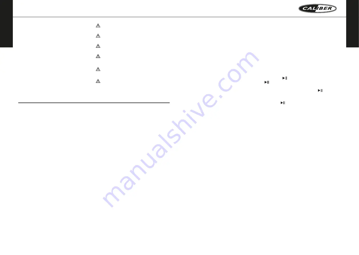 Caliber HPG 528BT Manual Download Page 3