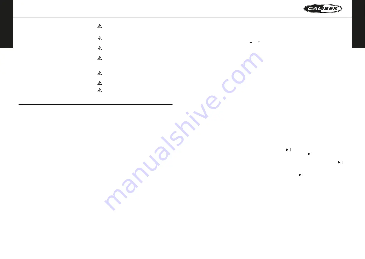 Caliber HPG 528BT Manual Download Page 13