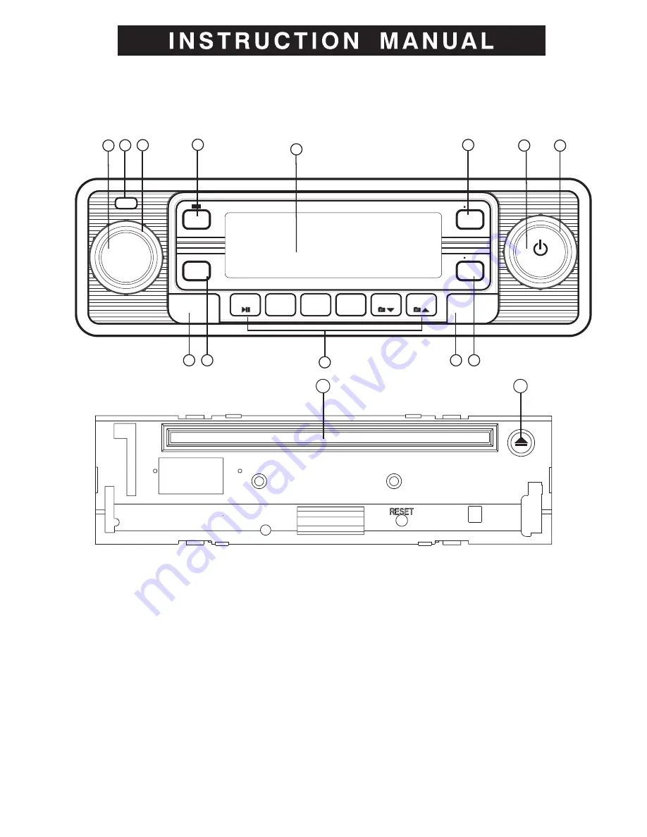 Caliber RCD110 Instruction Manual Download Page 1