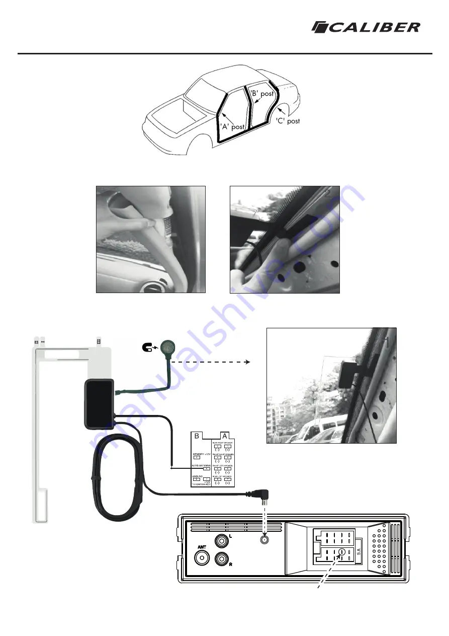 Caliber RMD 033DAB-BT Quick Start Manual Download Page 4