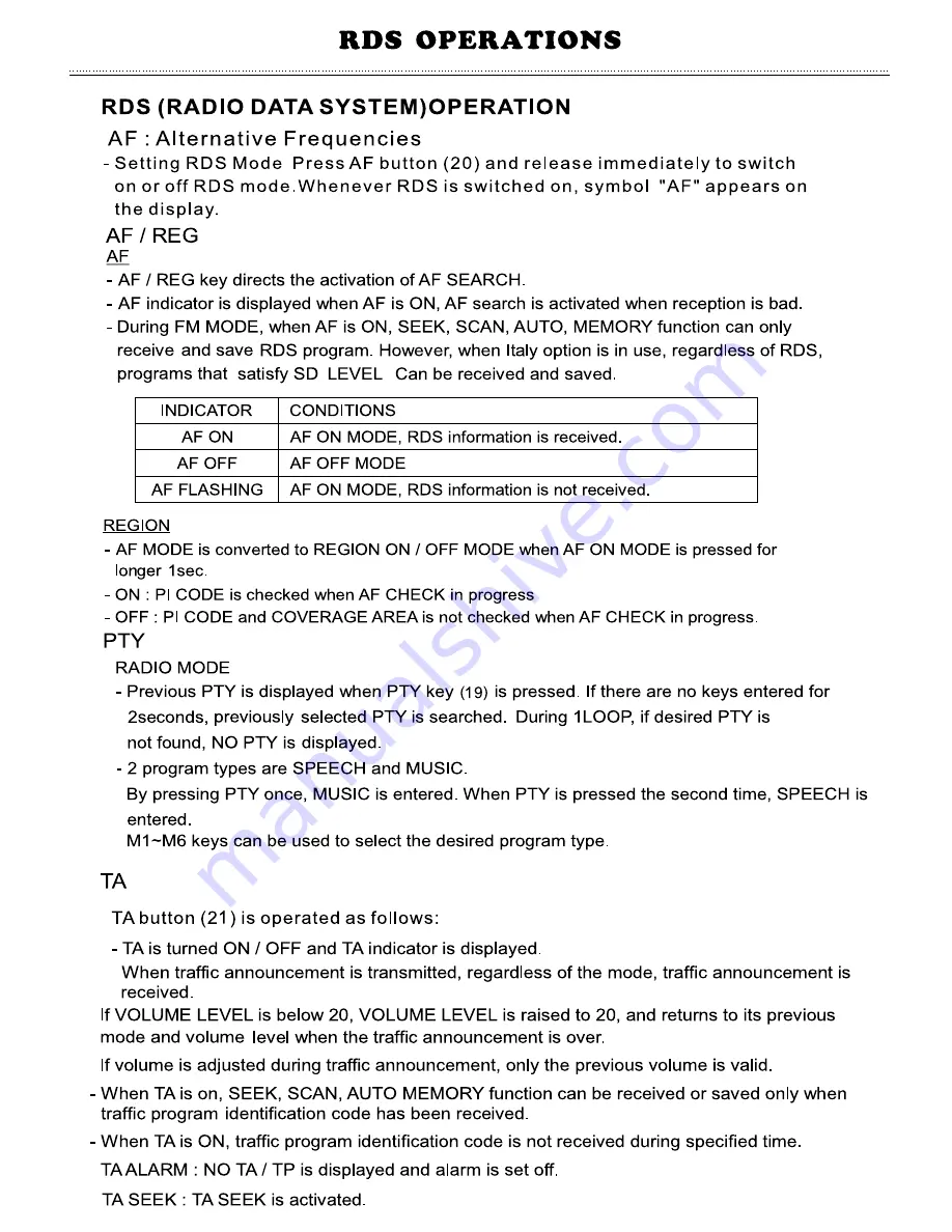 Caliber RMD 231/BT User Manual Download Page 11