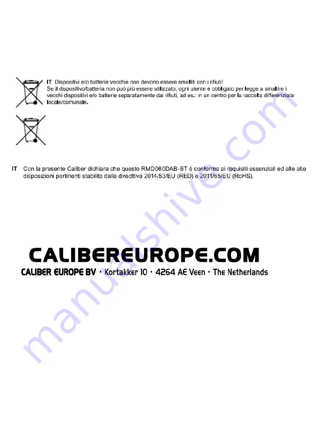 Caliber RMDO6ODAB-BT Скачать руководство пользователя страница 6