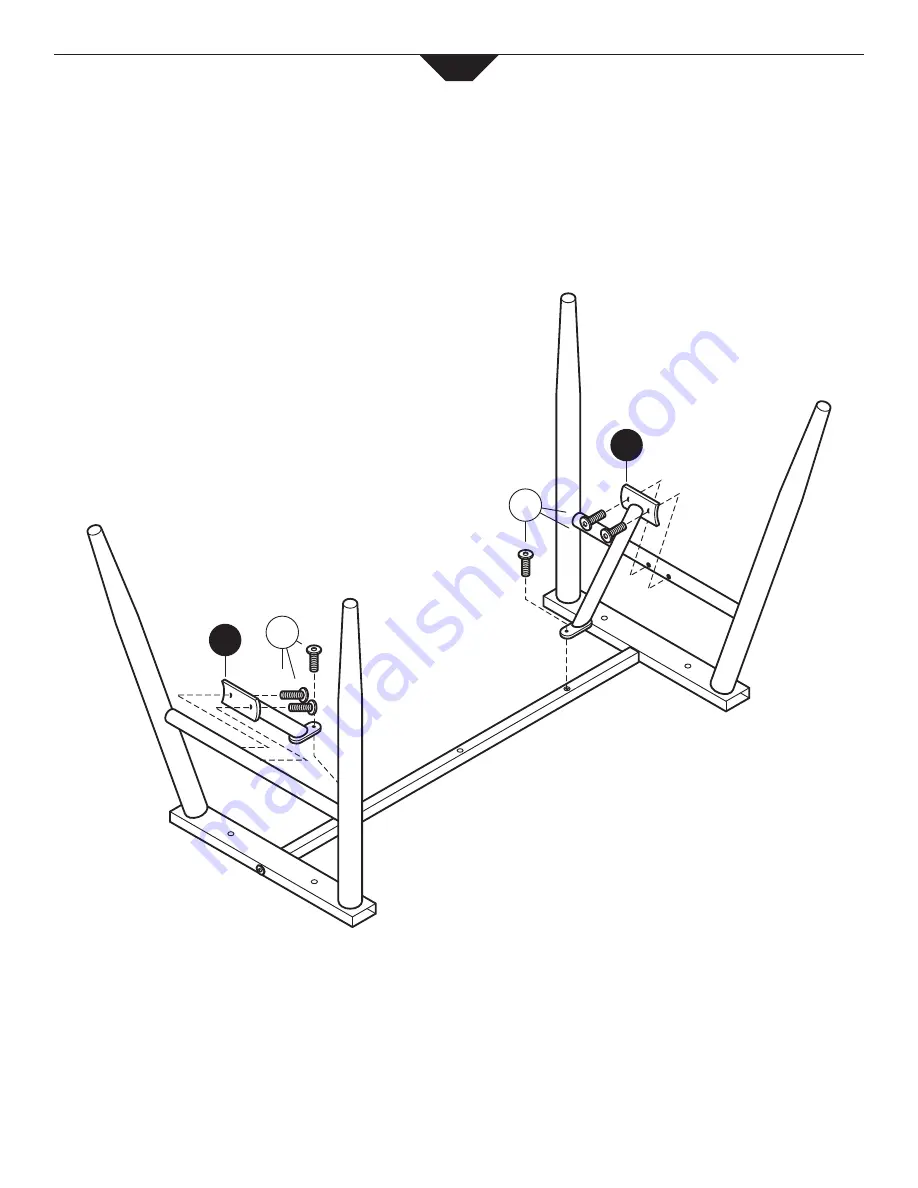 CALICO DESIGNS ALCOVE DESK 51252 Assembly Instructions Manual Download Page 5