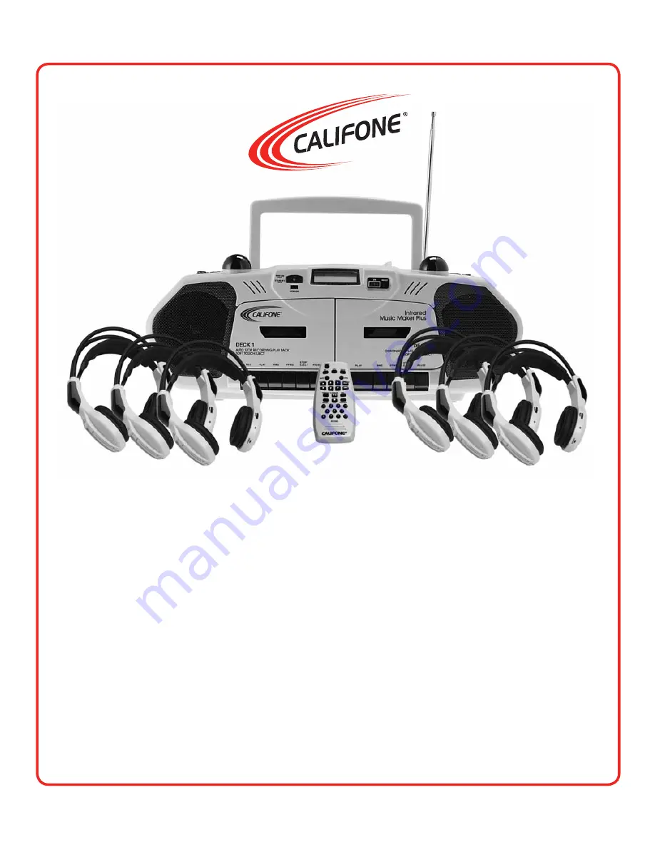 Califone 2395IRPLC-6 Owner'S Manual Download Page 1