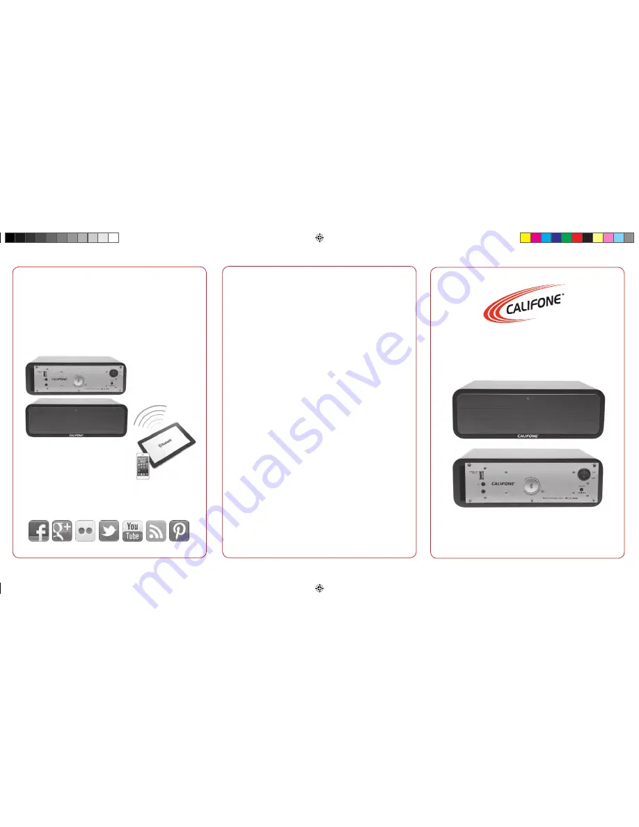 Califone PA-BT30 User Manual Download Page 1