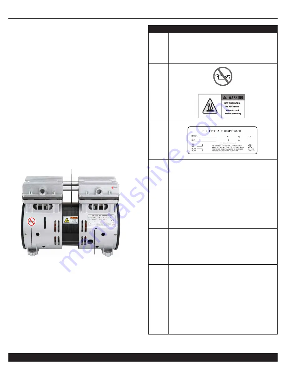 California Air Tools SP-9415 Скачать руководство пользователя страница 6