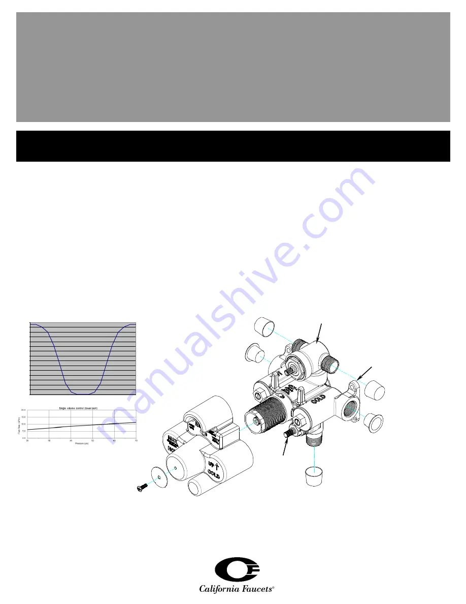 California Faucets StyleTherm TH52D2-R Installation Instructions Download Page 1