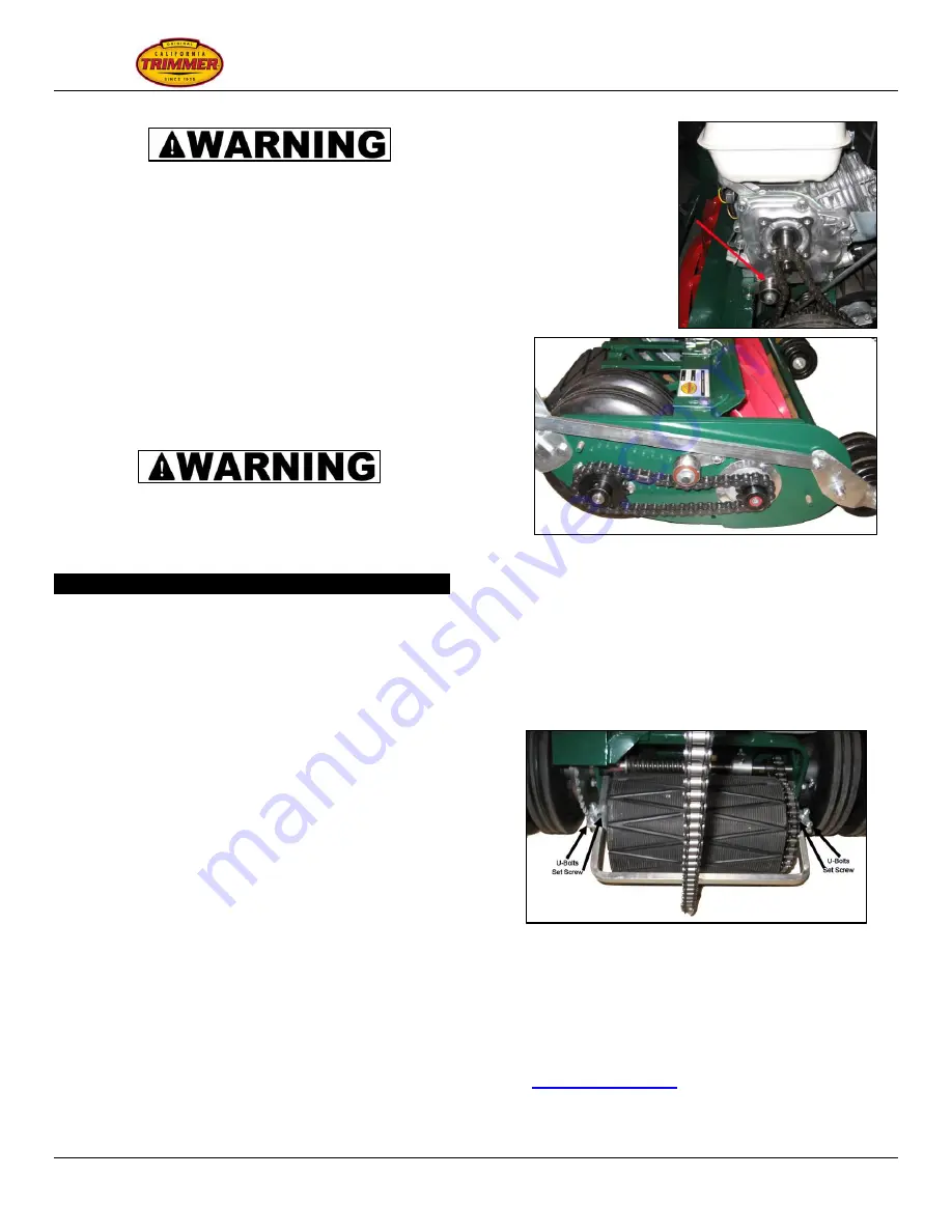 California Trimmer RL205 Operator'S Manual Download Page 7