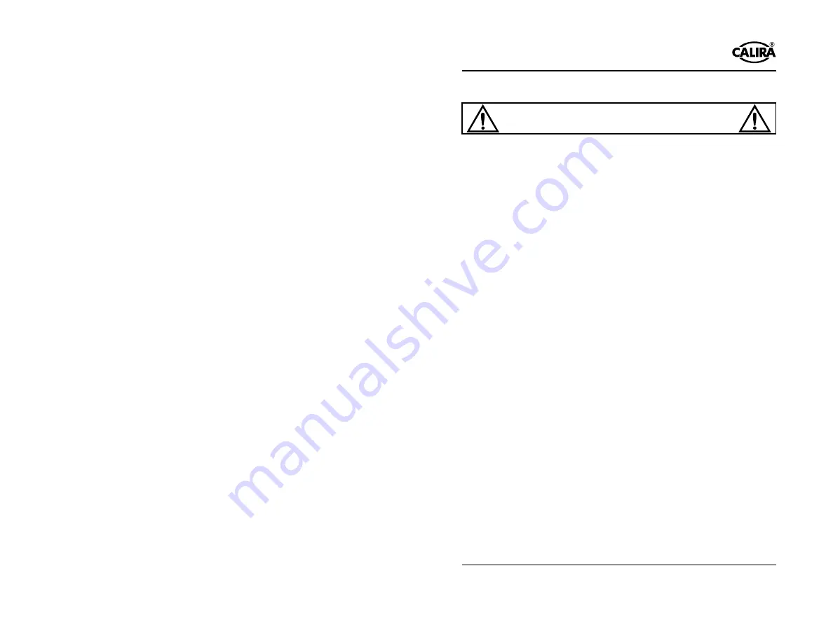 Calira EVS 38/20-DS/IU Operating Instructions Manual Download Page 45