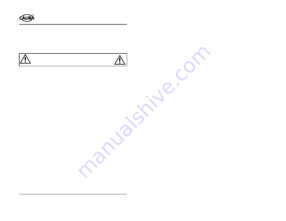 Calira MES Module A Operating Instructions Manual Download Page 24