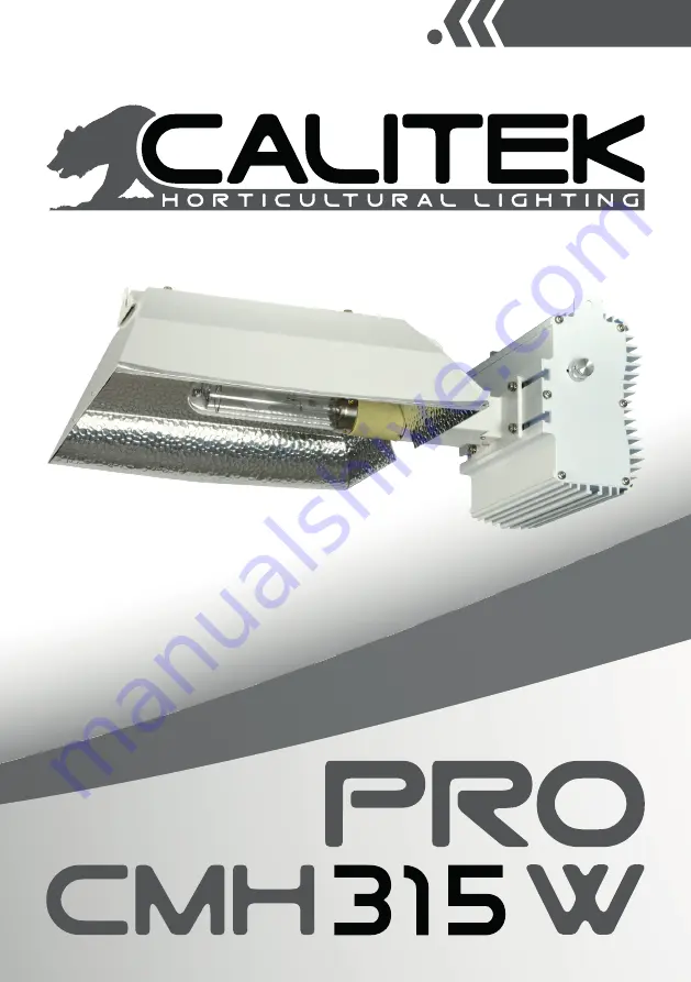 CALITEK Pro CMH 315W Manual Download Page 1