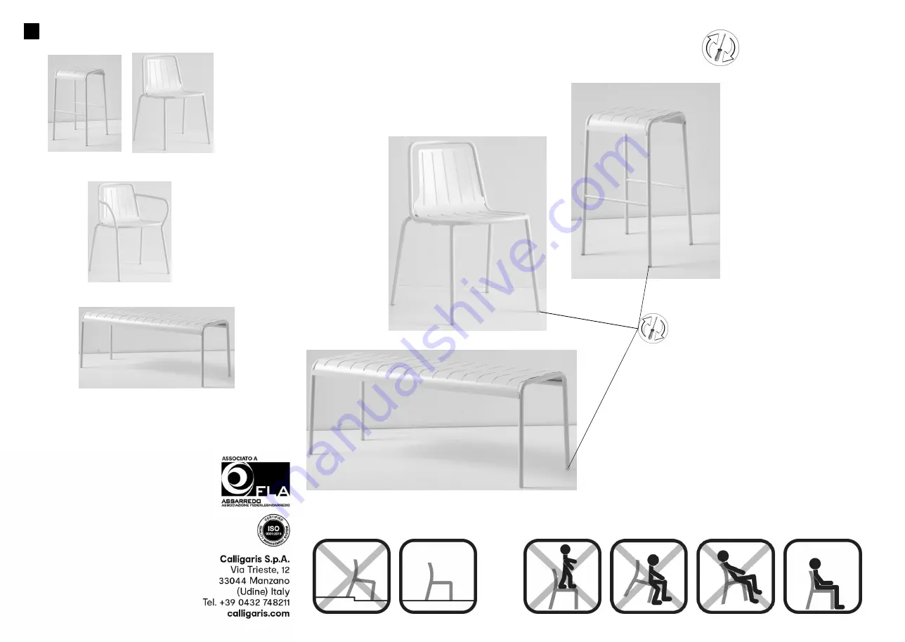 calligaris EASY CB2129 Скачать руководство пользователя страница 1