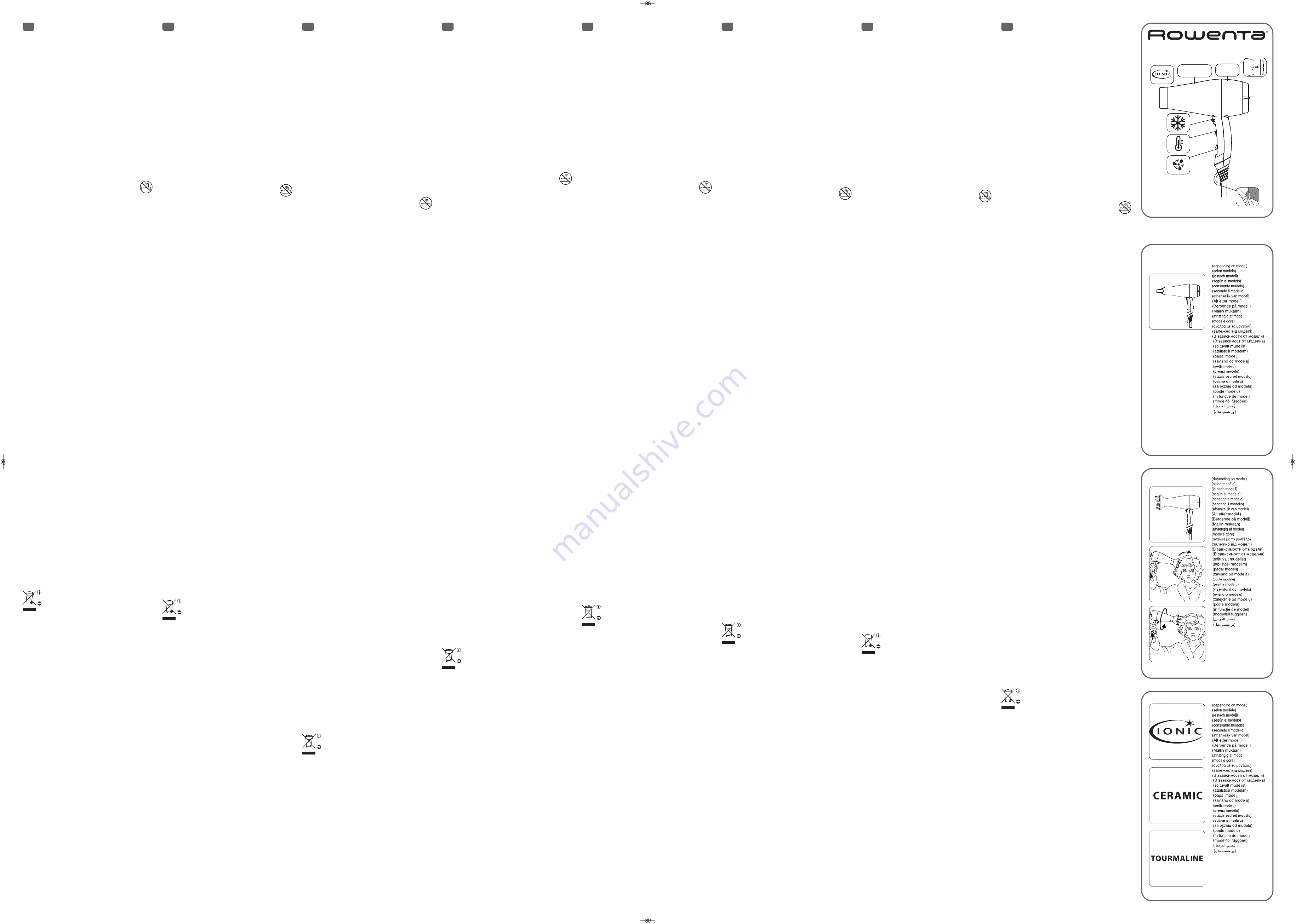 CALOR CV8371CO CUSTO Manual Download Page 3