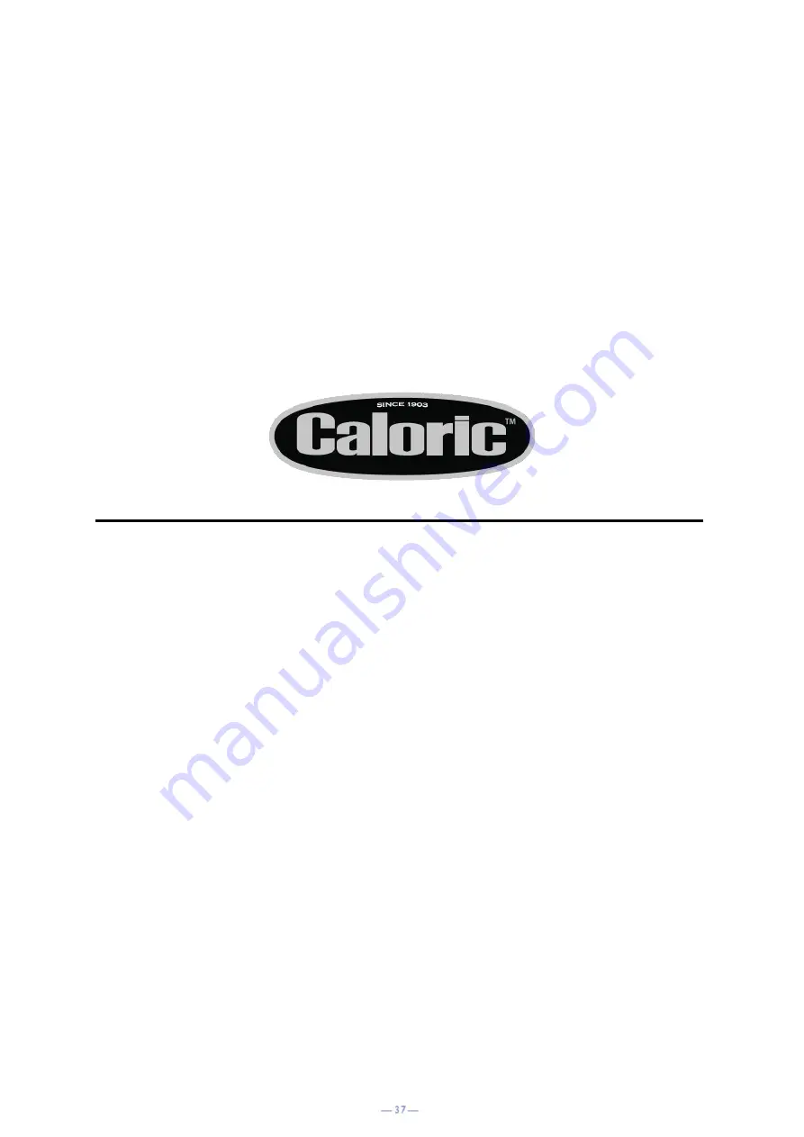 Caloric CDR365-SS User'S Manual & Installation Instructions Download Page 74