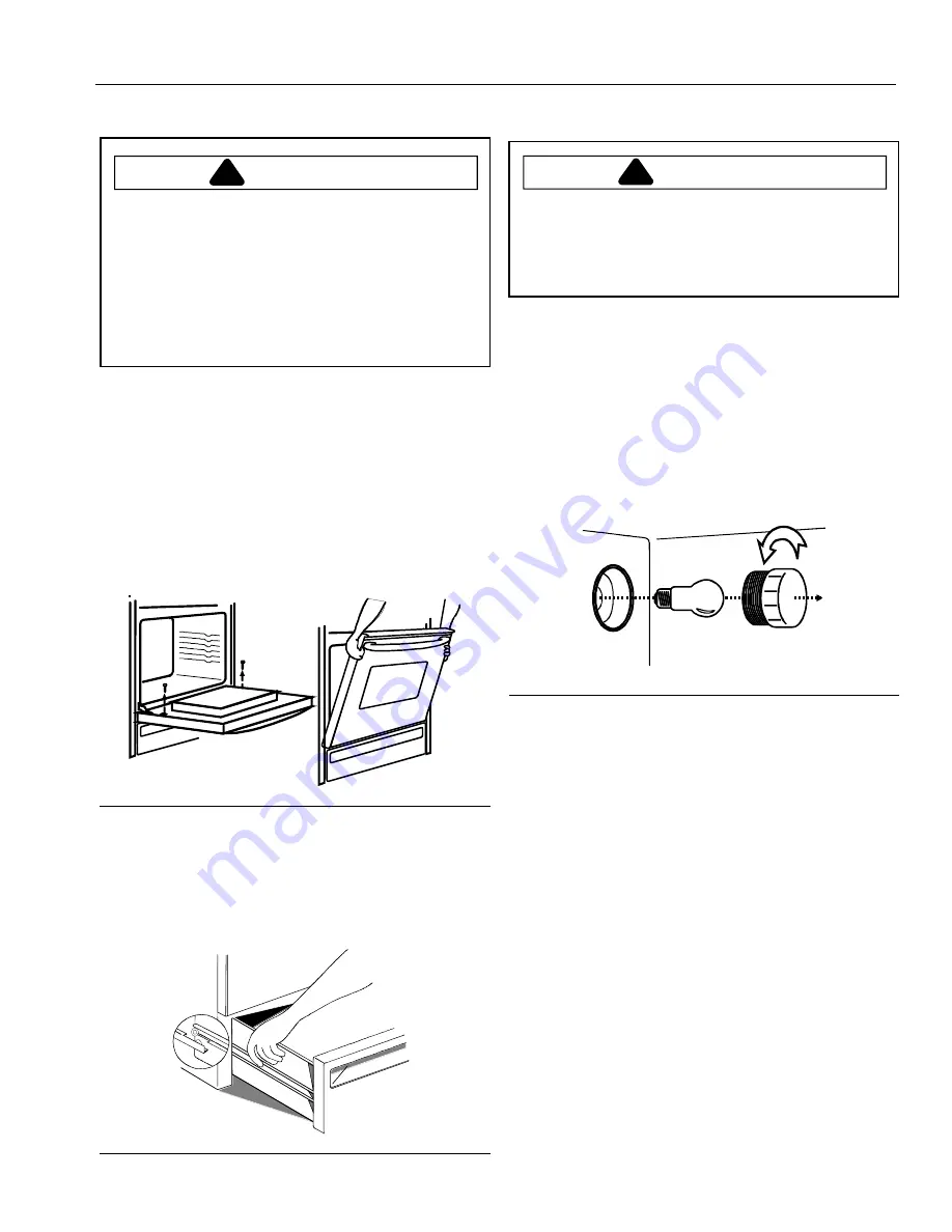 Caloric CSG7103 Owner'S Manual Download Page 23