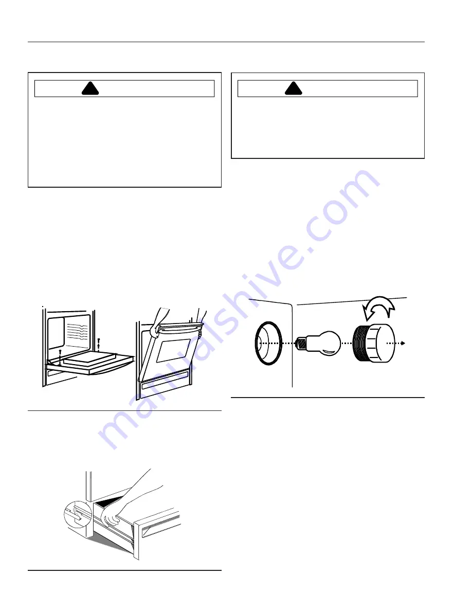 Caloric CST 6512 Owner'S Manual Download Page 28