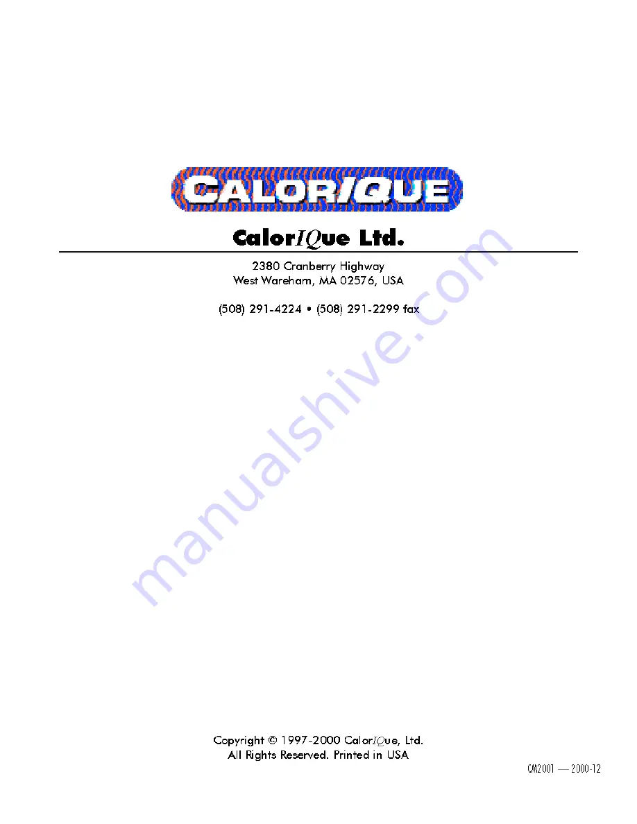 CALORIQUE THERMOLAR THS-206 Скачать руководство пользователя страница 12