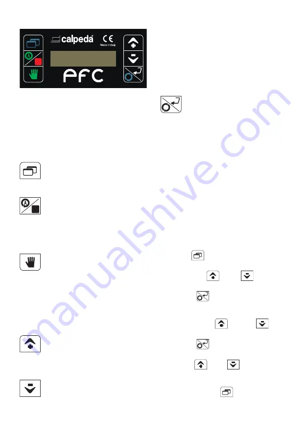 Calpeda PFC-M Series Operating Instructions Manual Download Page 23