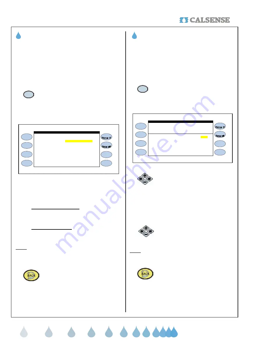 Calsense 500 Series Programming Manual Download Page 18