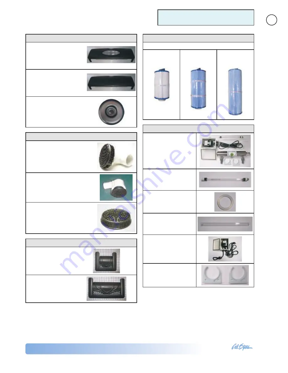 Calspas F1239 Owner'S Manual Download Page 55