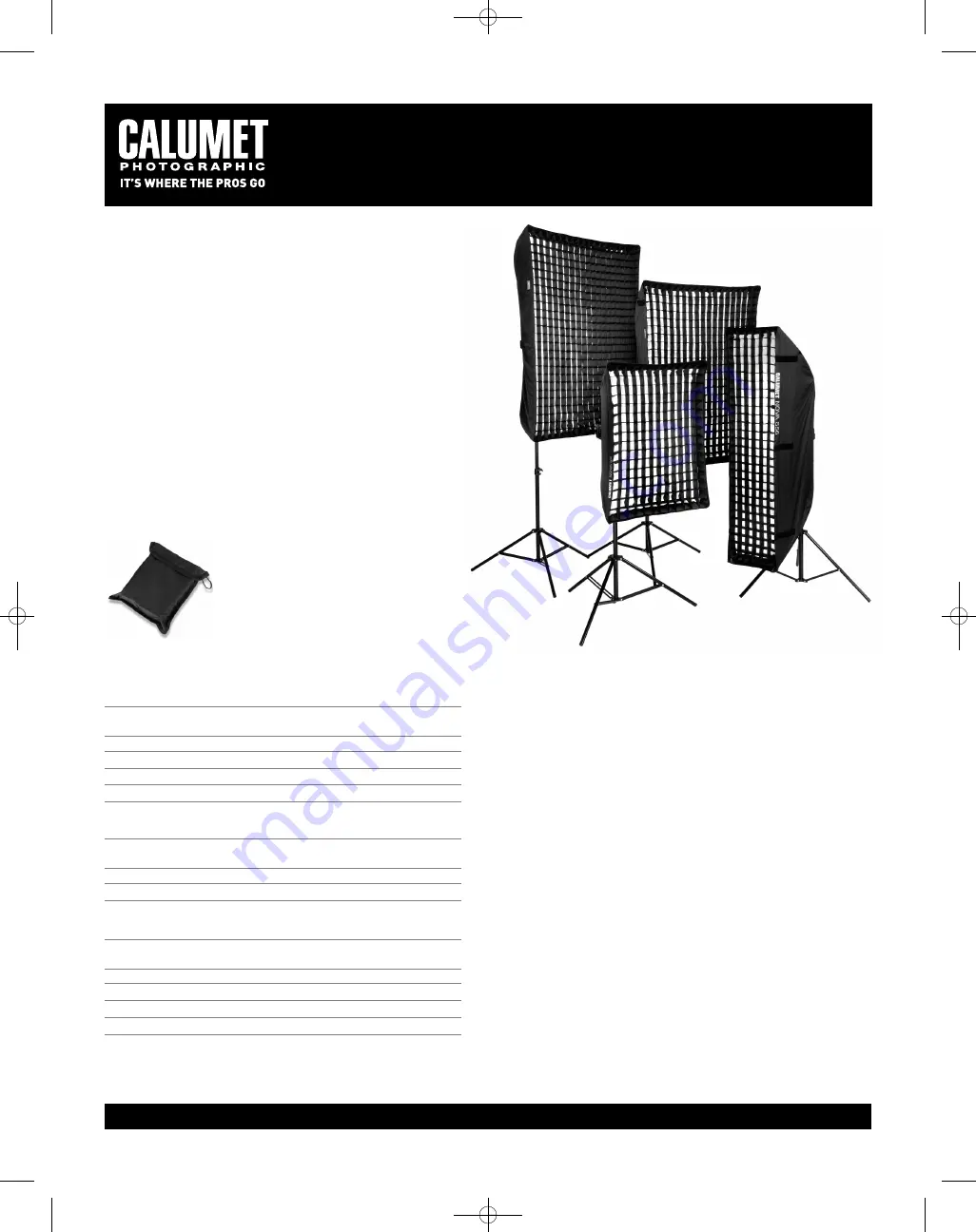 Calumet RM3322 Setup And Storage Instructions Download Page 1