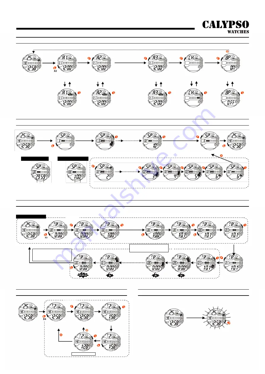 Calypso Watches IKMK5815M Instruction Manual Download Page 3