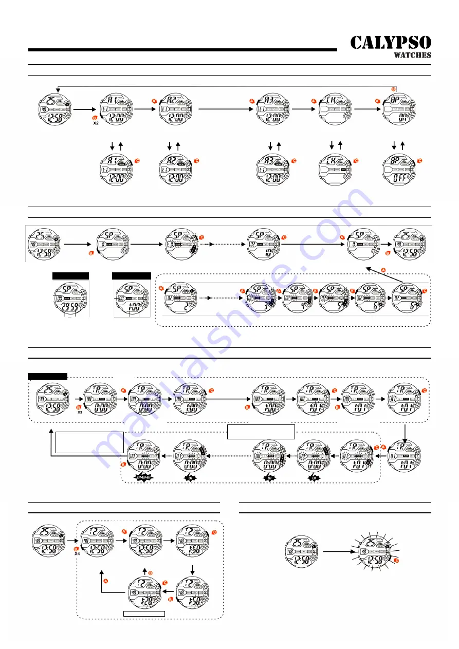 Calypso Watches IKMK5815M Instruction Manual Download Page 12